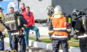 Соревнования среди пожарных на приз Дехтерёва в Санкт-Петербурге